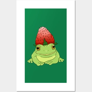 strawberry frog Posters and Art